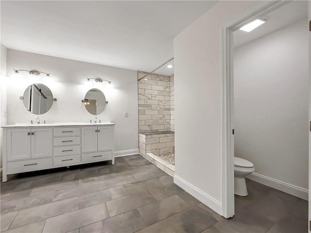 644 Albert St NW, Atlanta, GA 30318 - full bath featuring double vanity and a tile shower