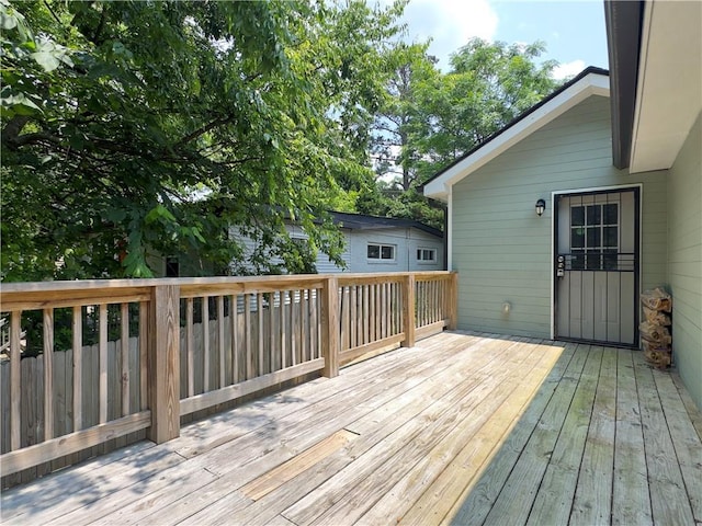644 Albert St NW, Atlanta, GA 30318 - view of wooden deck