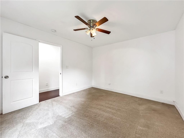 644 Albert St NW, Atlanta, GA 30318 - carpeted empty room with ceiling fan and baseboards