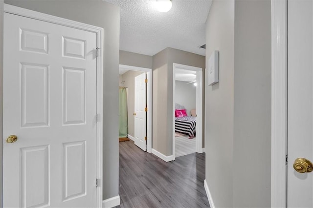 261 Venture Path, Hiram, GA 30141 - hall featuring dark wood-style floors and a textured ceiling