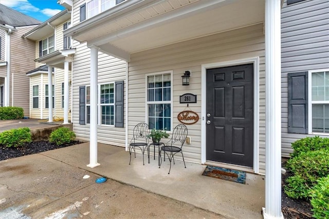 261 Venture Path, Hiram, GA 30141 - doorway to property with covered porch
