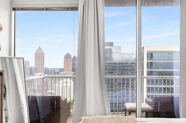 855 Peachtree St NE Unit 2706, Atlanta, GA 30308 - bedroom featuring a city view