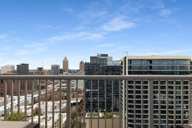 855 Peachtree St NE Unit 2706, Atlanta, GA 30308 - balcony featuring a view of city