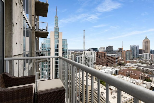 855 Peachtree St NE Unit 2706, Atlanta, GA 30308 - balcony with a city view