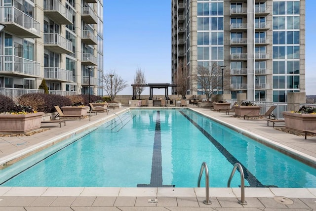 855 Peachtree St NE Unit 2706, Atlanta, GA 30308 - community pool with a patio