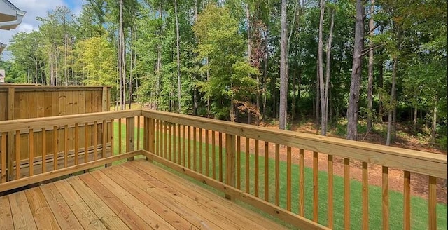 view of deck