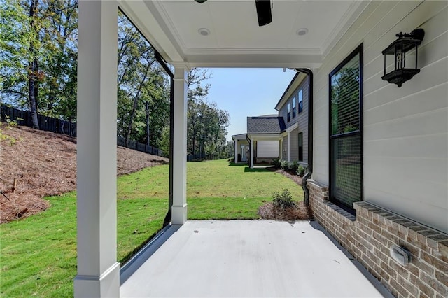 view of patio