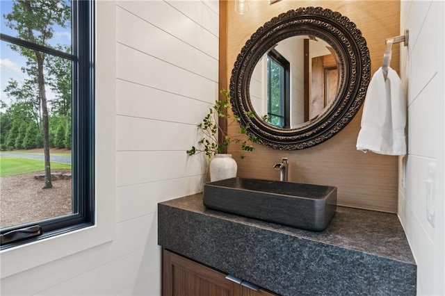 150 Trinity Farm Dr, Canton, GA 30115 - bathroom with backsplash and vanity