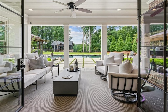 150 Trinity Farm Dr, Canton, GA 30115 - view of sunroom