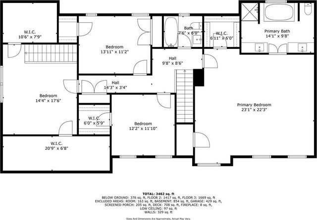 1017 Mill Creek Mnr NE, Brookhaven, GA 30319 - view of floor plan / room layout