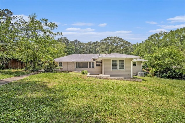 3436 Dodson Ter, Atlanta, GA 30344 - back of house with central AC unit