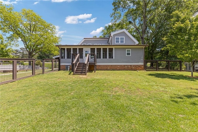 527 Main St, Suwanee, GA 30024 - view of front of property with a sunroom