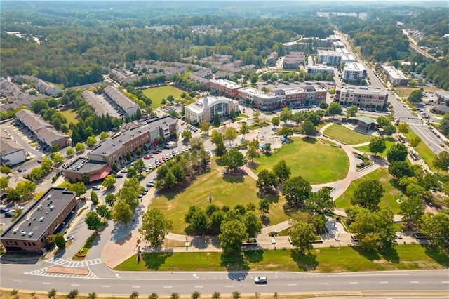 527 Main St, Suwanee, GA 30024 - drone / aerial view