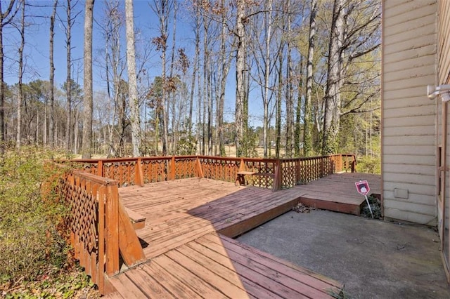 view of deck