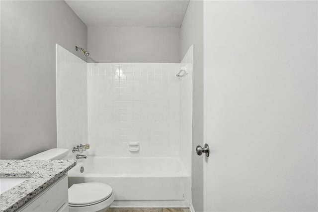 1050 Chapman Cir, Stone Mountain, GA 30088 - full bathroom featuring vanity and shower / bathtub combination