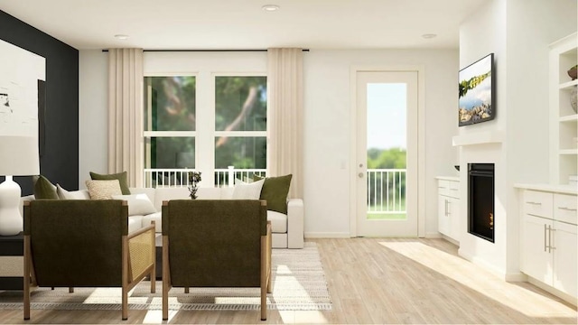 811 Atkins Ln, Woodstock, GA 30188 - living area featuring light wood finished floors