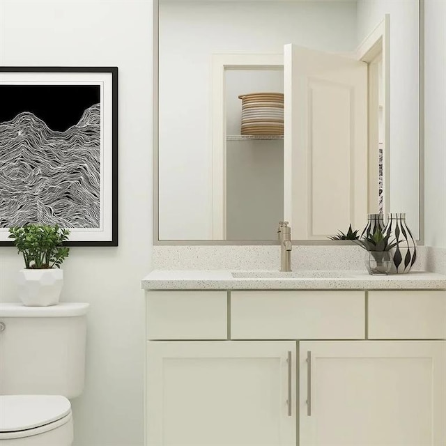 811 Atkins Ln, Woodstock, GA 30188 - bathroom with vanity and toilet