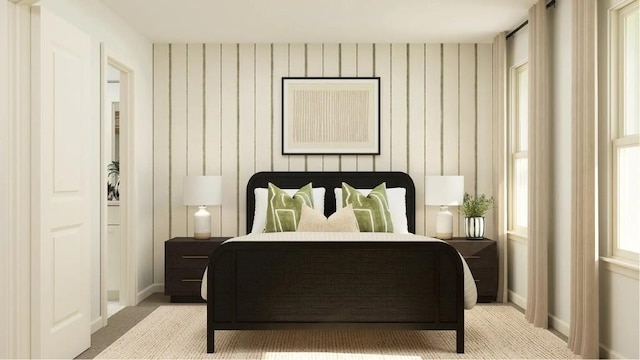 811 Atkins Ln, Woodstock, GA 30188 - carpeted bedroom featuring baseboards