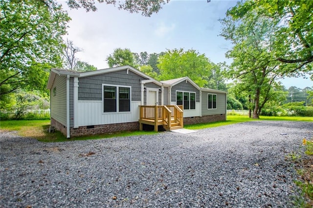 74 Preacher Smith Rd, Silver Creek, GA 30173 - manufactured / mobile home with crawl space and gravel driveway