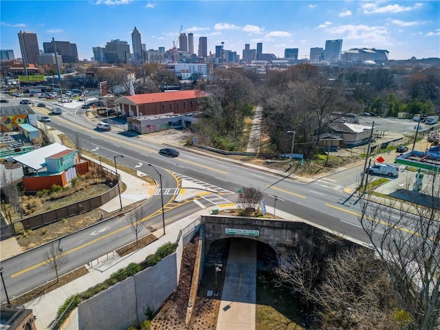 578 Cedar Ave, Atlanta, GA 30318 - birds eye view of property with a city view