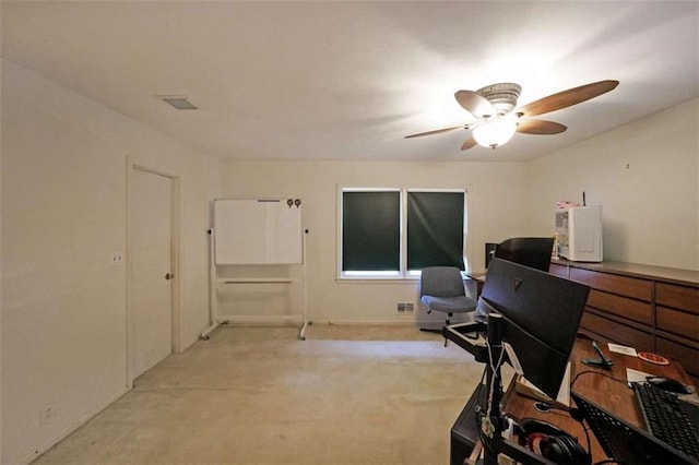 6880 Mark Turner Rd, Lithia Springs, GA 30122 - office space featuring light colored carpet and a ceiling fan