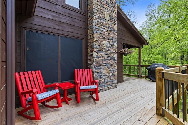 744 Old Loving Rd, Morganton, GA 30560 - wooden terrace featuring area for grilling
