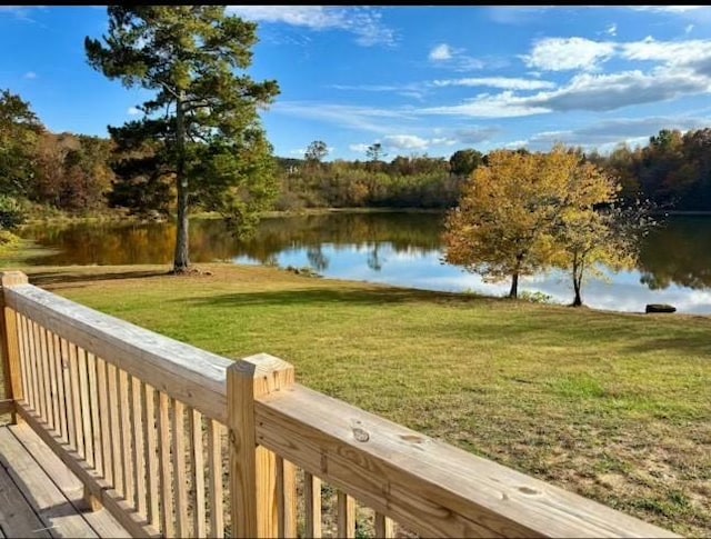 view of water feature