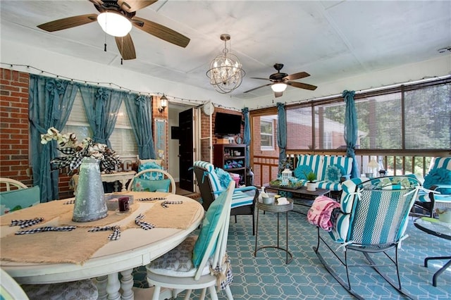 103 Mims Dr, Calhoun, GA 30701 - view of sunroom / solarium