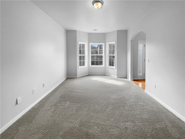 empty room featuring carpet floors