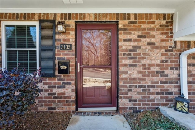 view of exterior entry