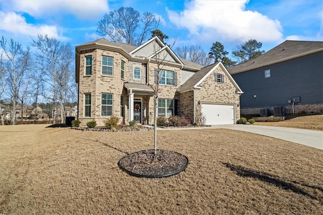 view of front of home featuring central AC unit