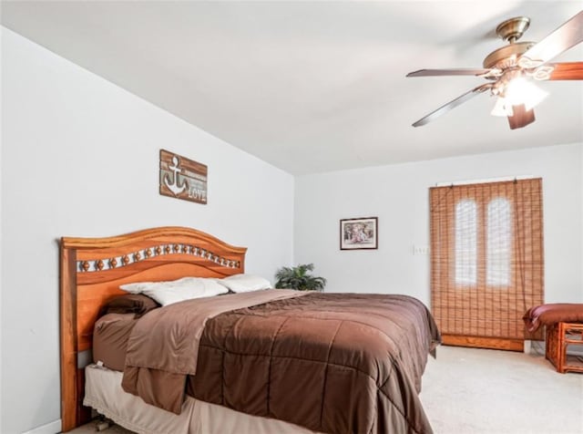 904 Corinth Five Points Rd, Buchanan, GA 30113 - carpeted bedroom with a ceiling fan