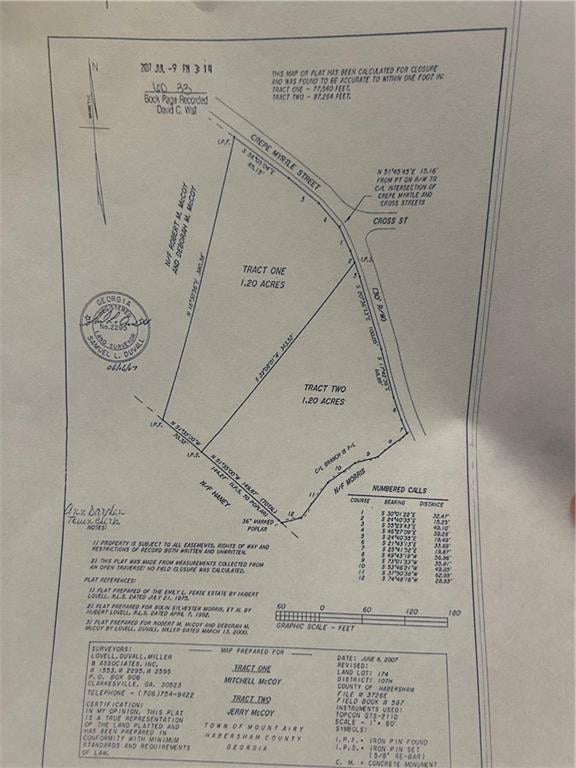 0 Crepe Myrtle St, Mount Airy GA, 30563 land for sale