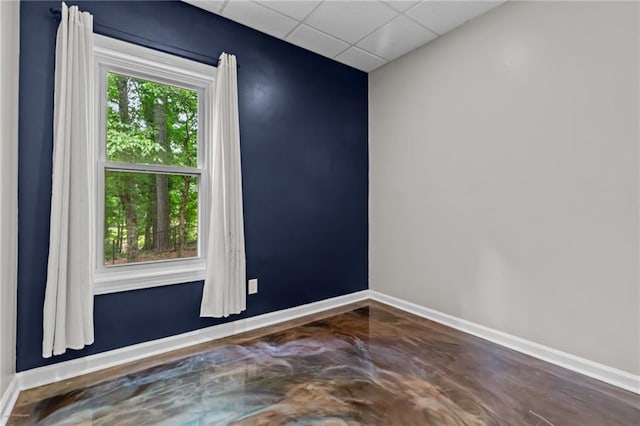 2990 Hearthstone Dr, Cumming, GA 30041 - empty room featuring baseboards and a drop ceiling