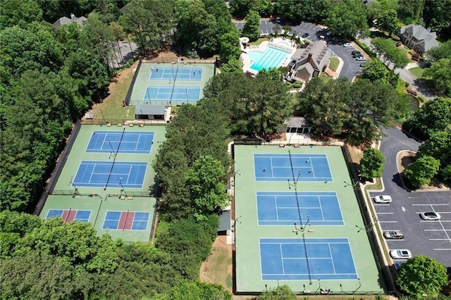 4742 Legacy Cove Ln, Smyrna, GA 30126 - aerial view of a pool
