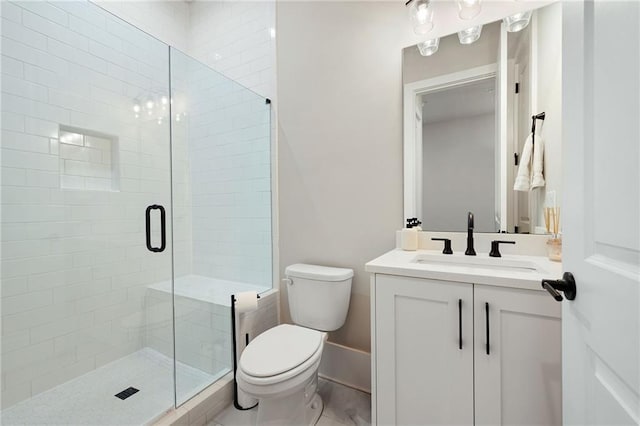 920 Wemberley Ln, Marietta, GA 30064 - full bath with toilet, vanity, and a stall shower