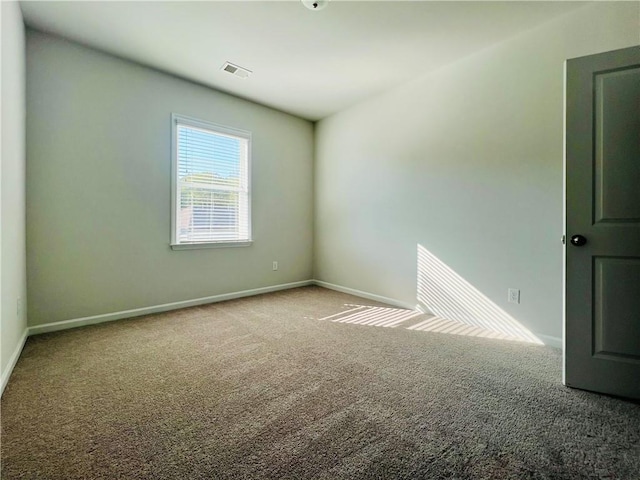 spare room with carpet floors