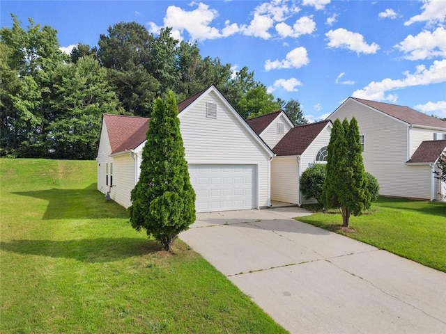 2428 Buena Vista Cir, Gainesville, GA 30504 - view of front of property with driveway, a front yard, and an attached garage