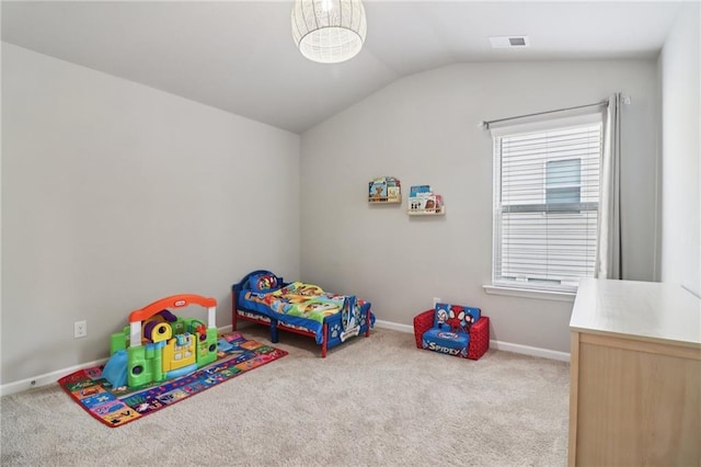 4172 Cedar Commons Way, Conley, GA 30288 - playroom featuring carpet floors, lofted ceiling, and baseboards