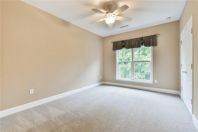 6714 Amherst Dr, Hoschton, GA 30548 - carpeted empty room featuring baseboards and ceiling fan