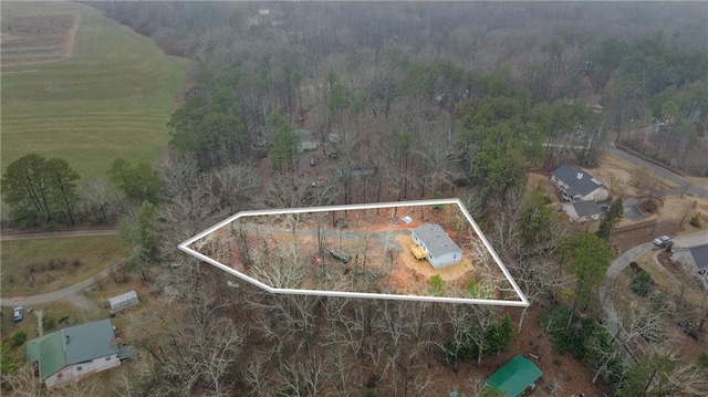 150 Saphire Hill Ct, Clarkesville, GA 30523 - overview of rural landscape featuring property boundaries highlighted and a forest