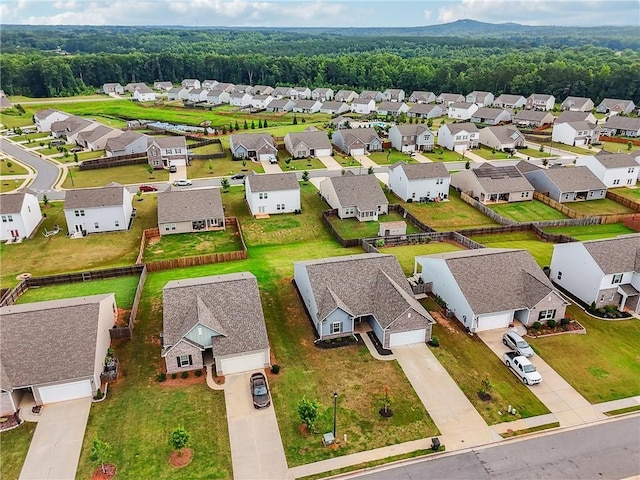 31 Mccall Way, Monroe, GA 30655 - aerial perspective of suburban area with a heavily wooded area
