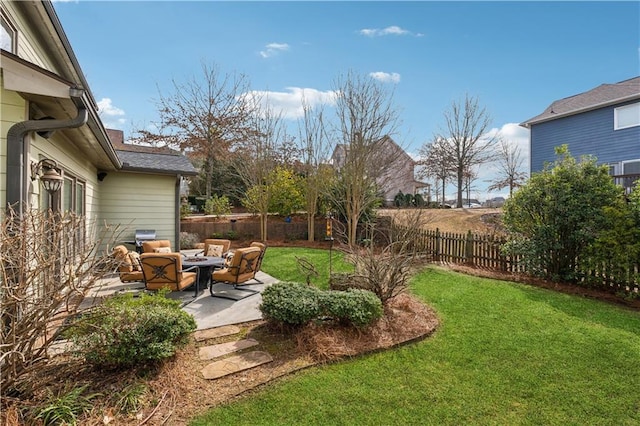4492 Arbor Crest Ct, Suwanee, GA 30024 - view of yard with a patio and an outdoor fire pit