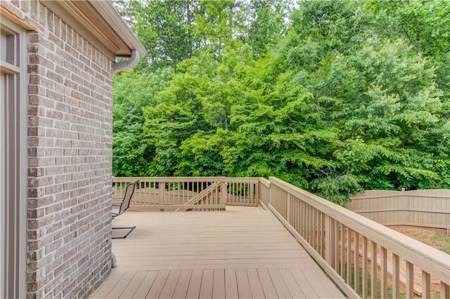 4240 Summer Breeze Way, Buford, GA 30518 - wooden terrace with fence