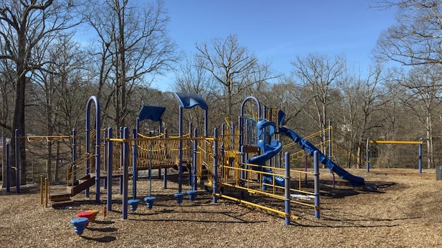 view of jungle gym