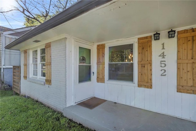 1452 Mercer Ave, Atlanta, GA 30337 - view of exterior entry featuring brick siding