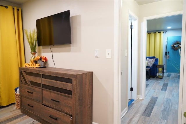 1452 Mercer Ave, Atlanta, GA 30337 - hall with light wood-style floors and baseboards