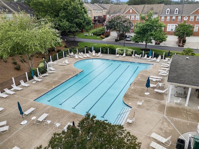 4855 Payson Ter SE Unit 3, Atlanta, GA 30339 - community pool featuring a patio