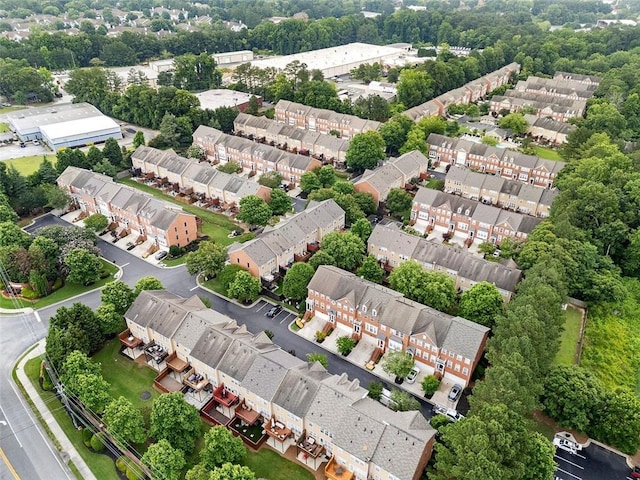 4855 Payson Ter SE Unit 3, Atlanta, GA 30339 - aerial view of residential area with a tree filled landscape