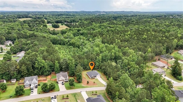 509 Grace Ln, Villa Rica, GA 30180 - aerial view of residential area with a forest